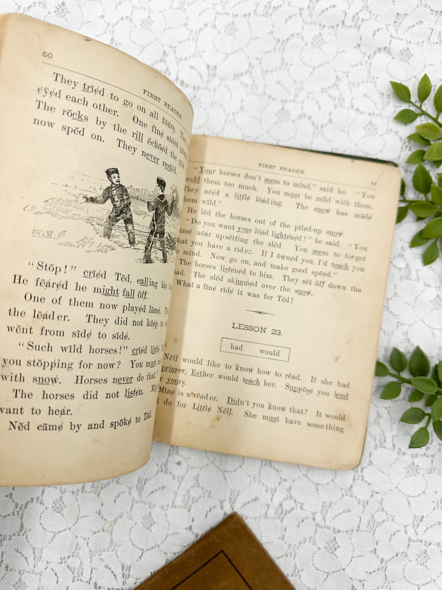 Vintage Textbook Set