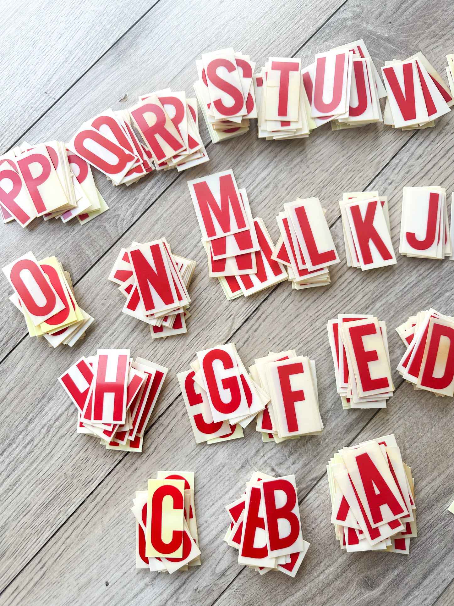 Plastic Alphabet, Numbers and Symbols