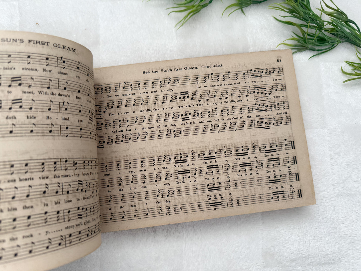 Vintage Music Book