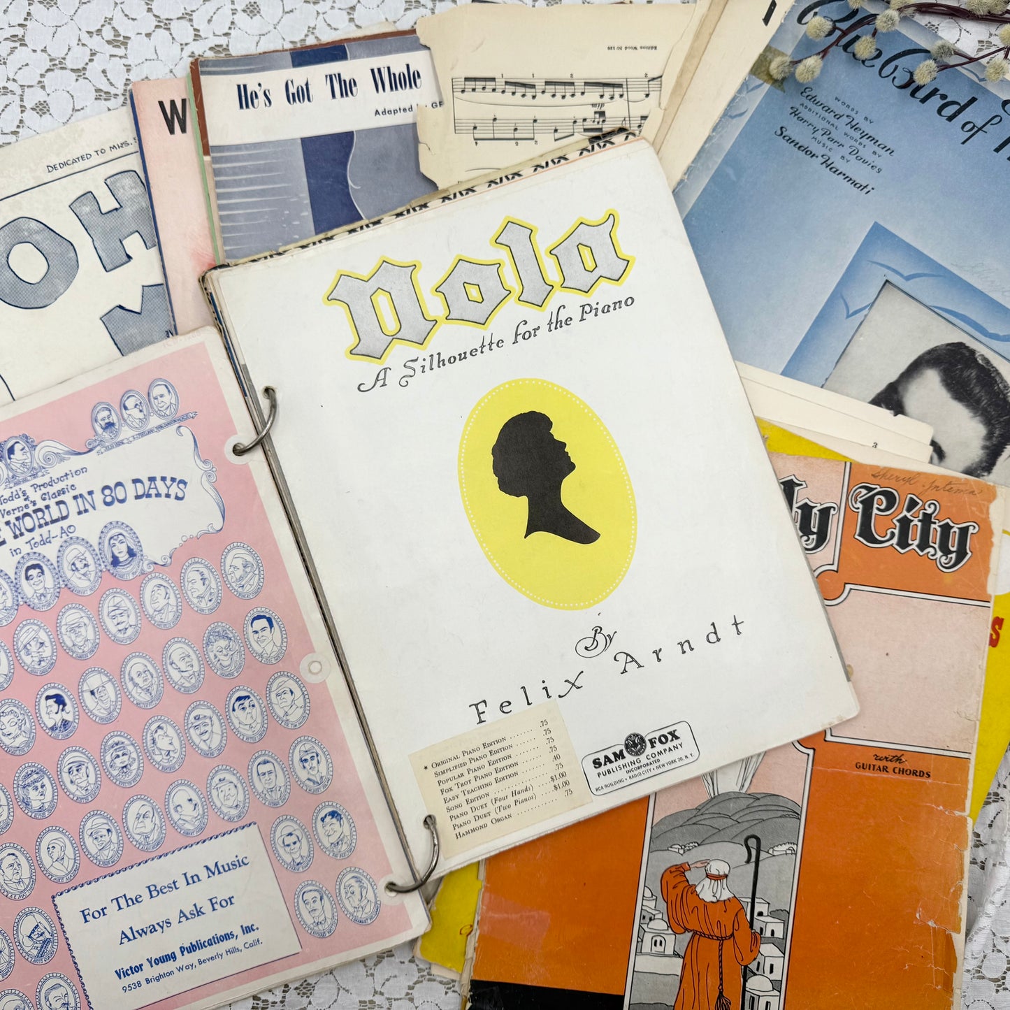 Vintage Music Sheets and Covers