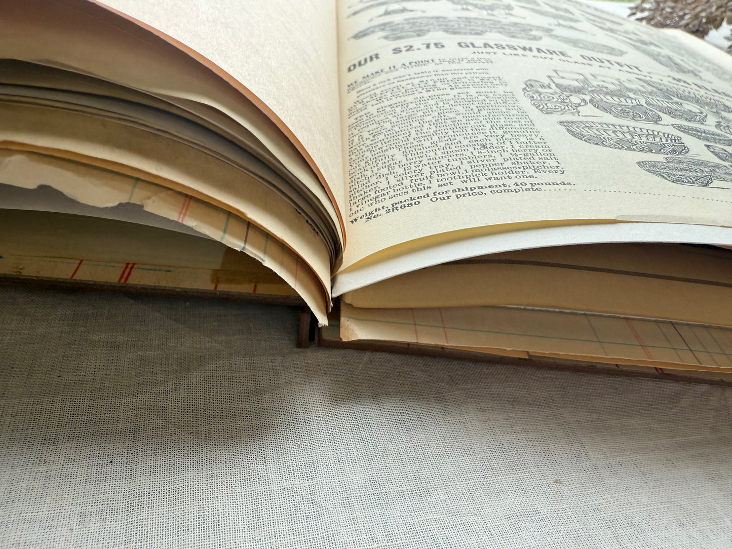 Vintage Mixed Media Journal- 9x12 inches
