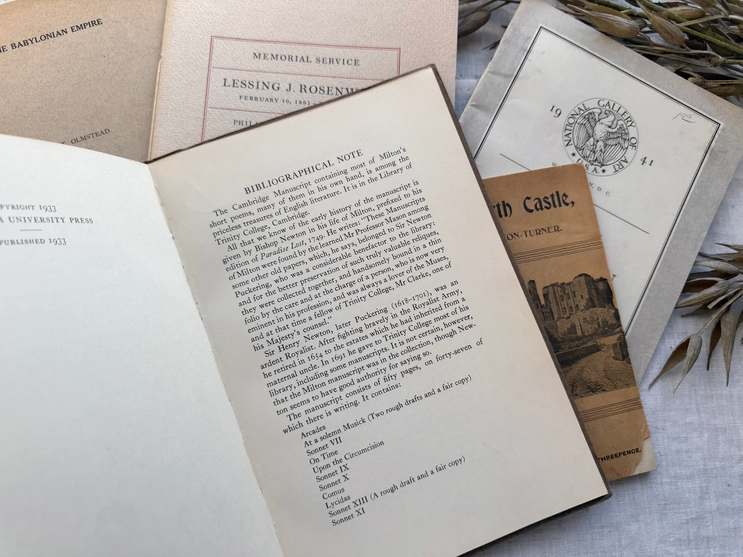 Vintage Booklet Set