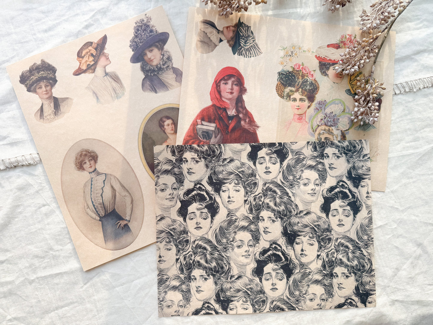 Junk Journal Page Pack- Fashion