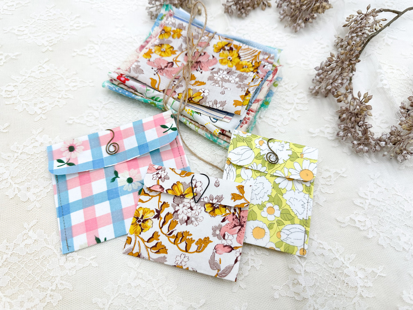 Printed Fabric Bundle- Great for freezer paper envelopes