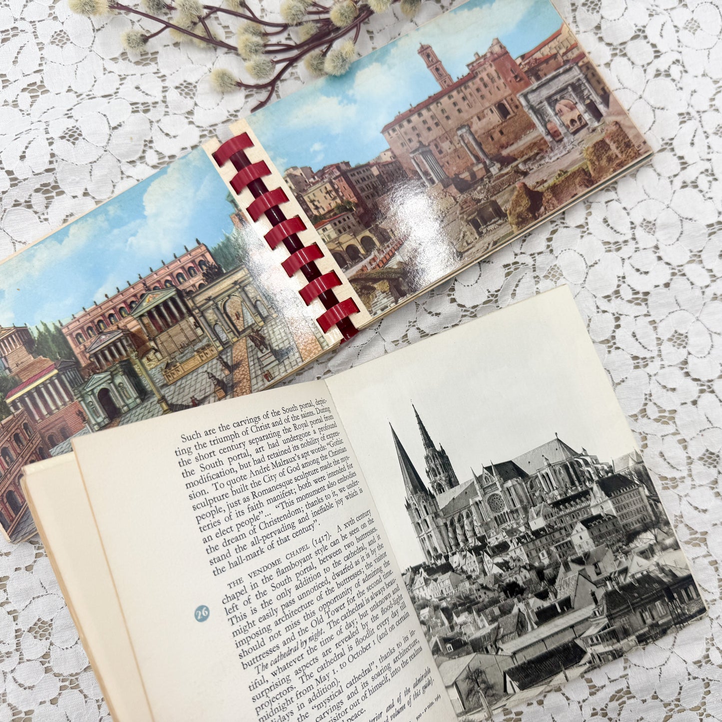 Vintage Postcards and Book
