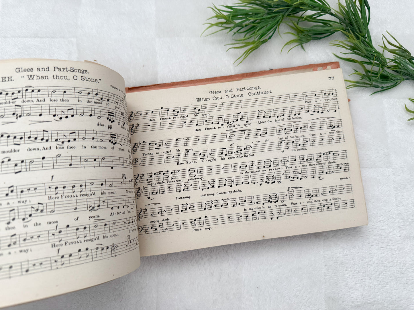 Vintage Music Book