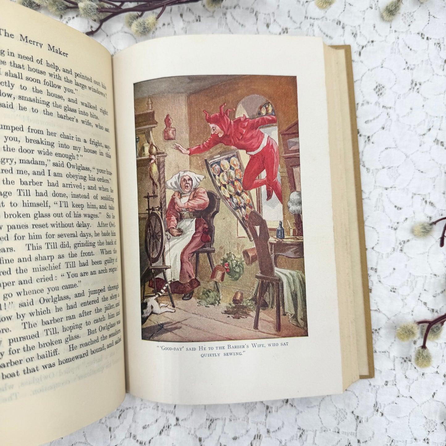Vintage Illustrated Book