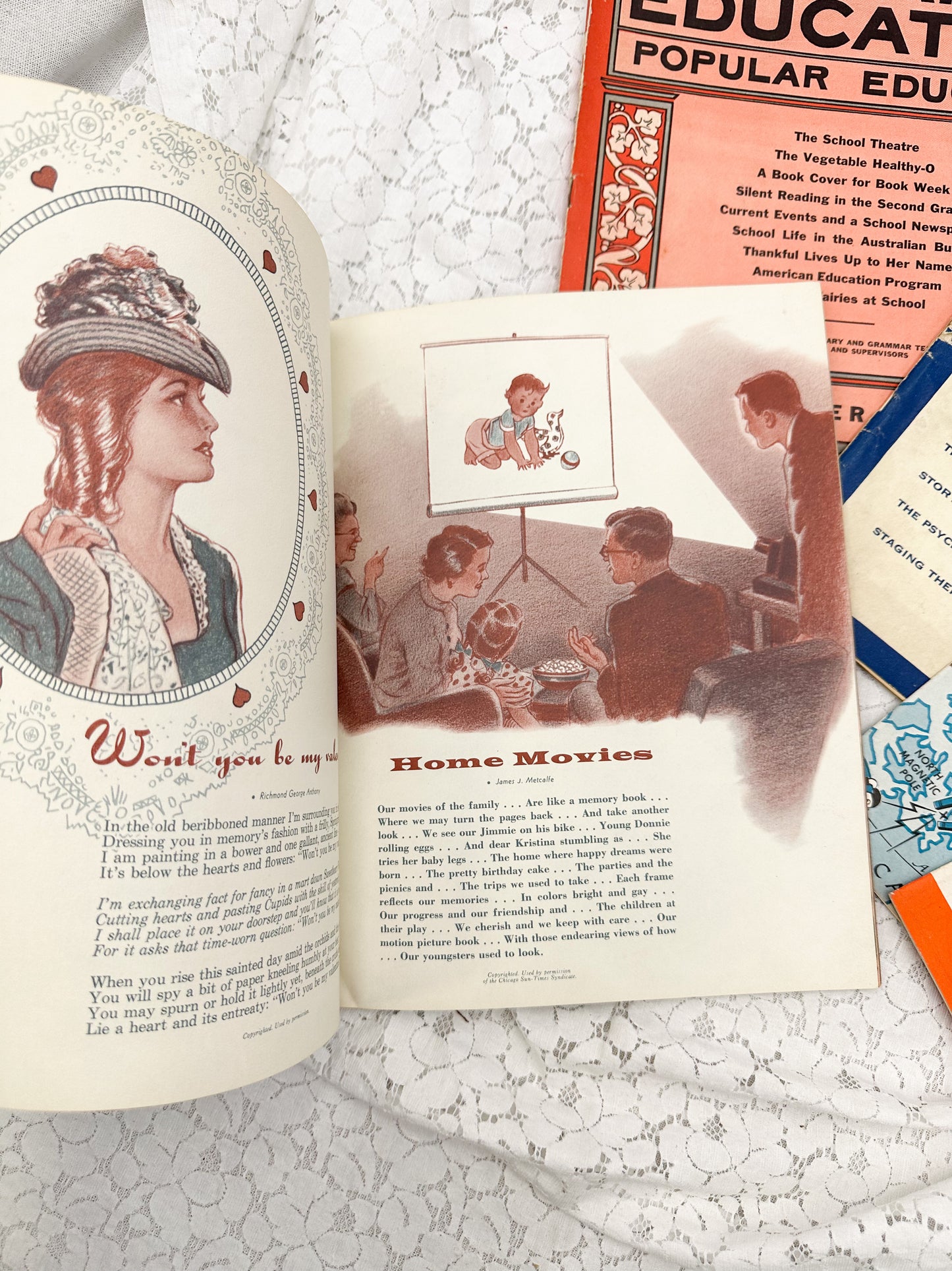 Collection of Vintage Education Magazines