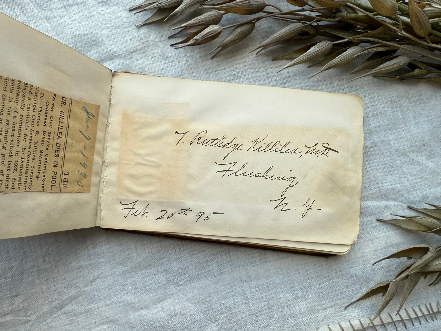 Vintage Autograph Book