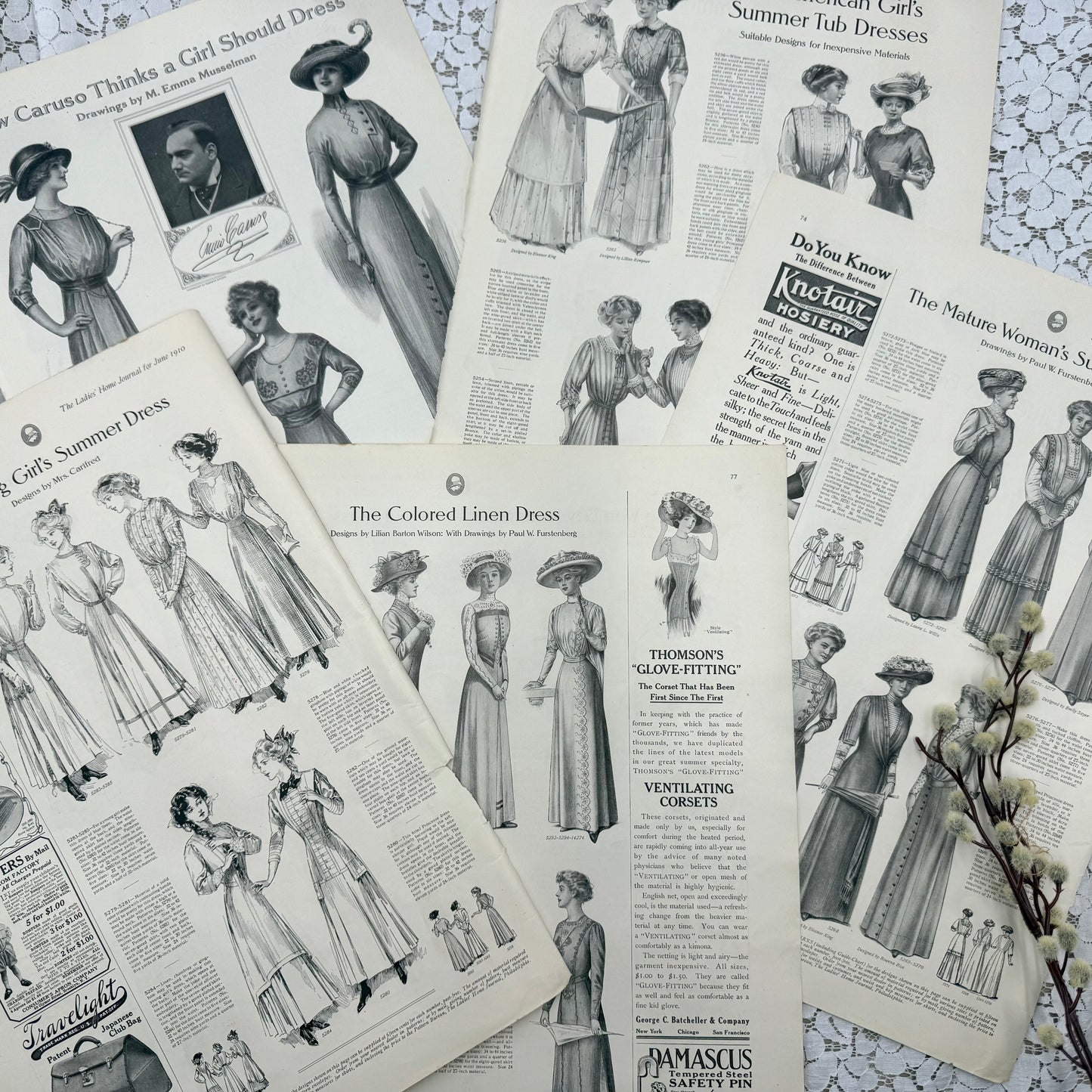Vintage Fashion Papers