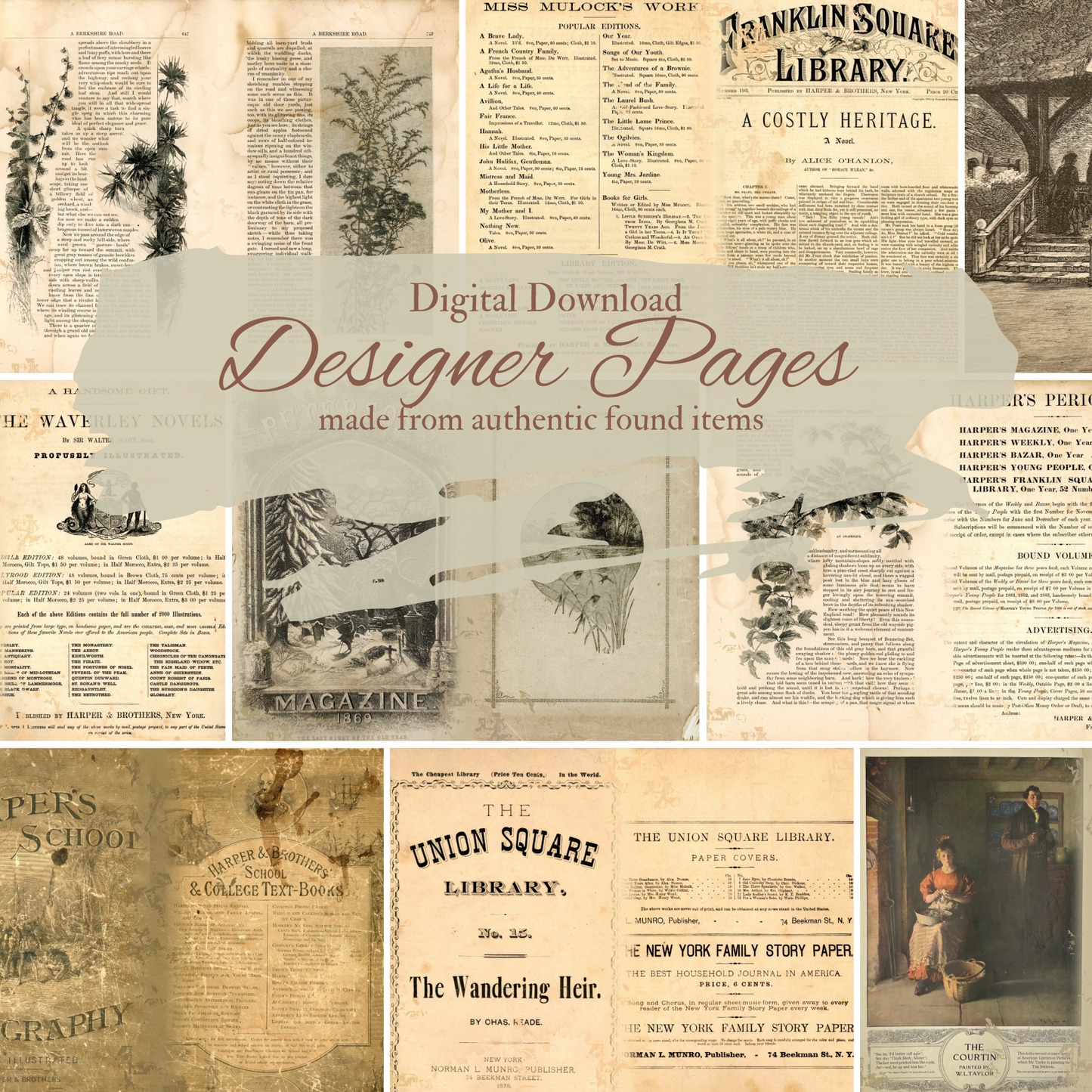 Magazine Pages- Digital Download