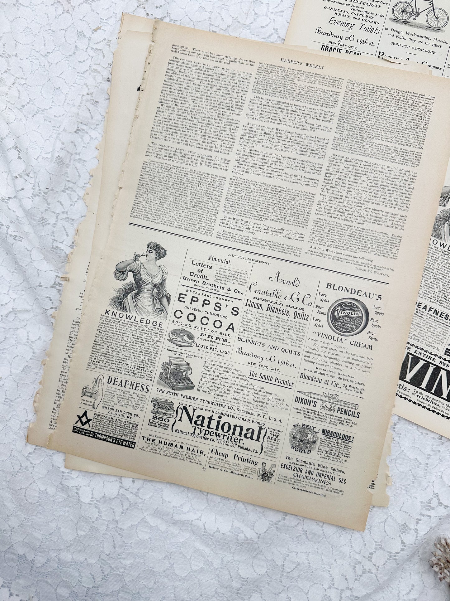 Vintage Magazine Page Set