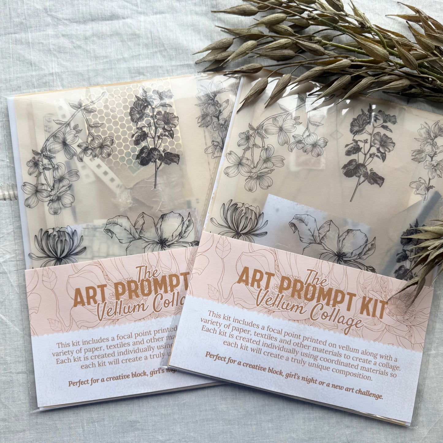 Collage Prompt Kit- Floral