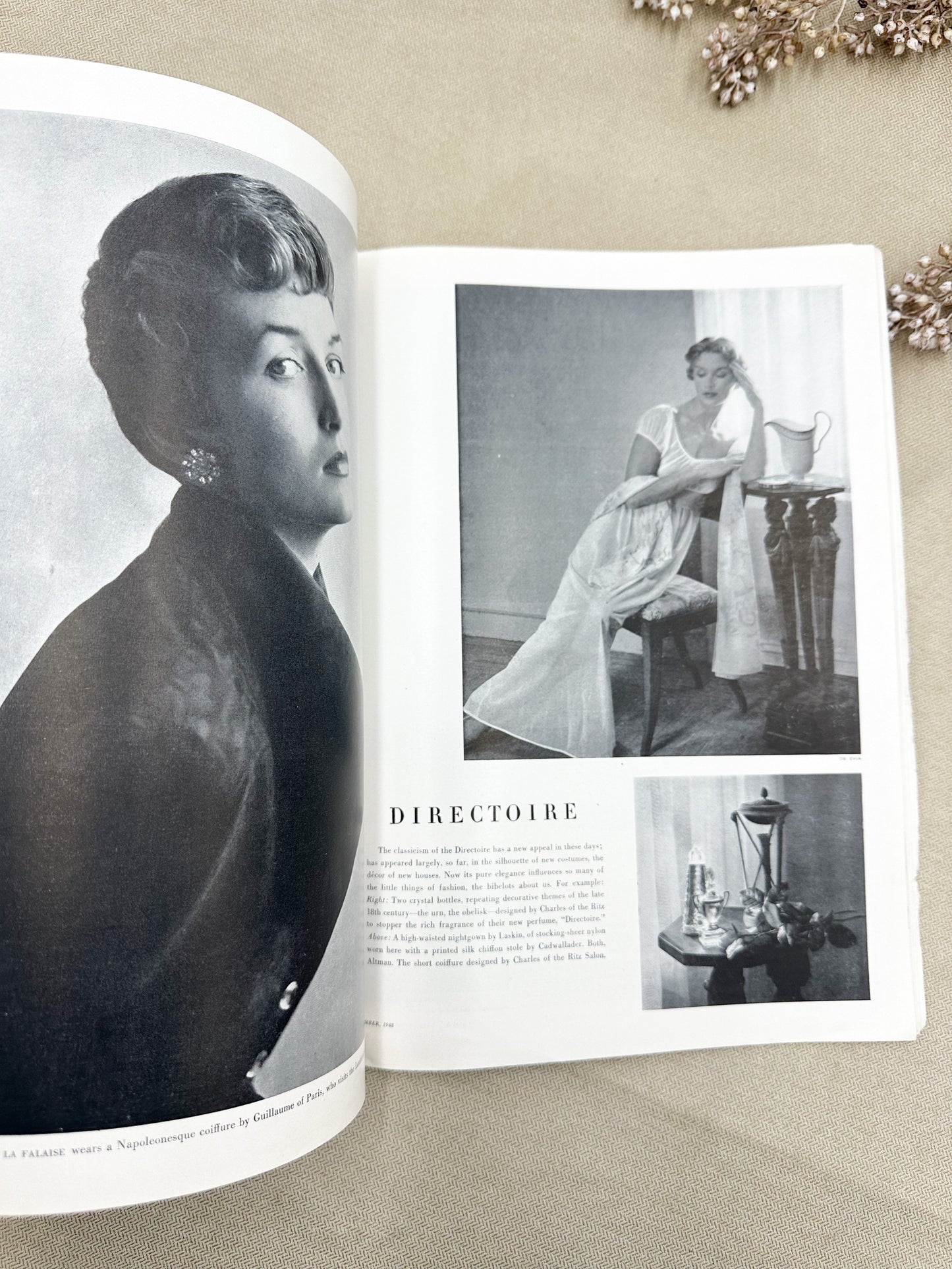 Vintage Vogue Magazine (204 pages)