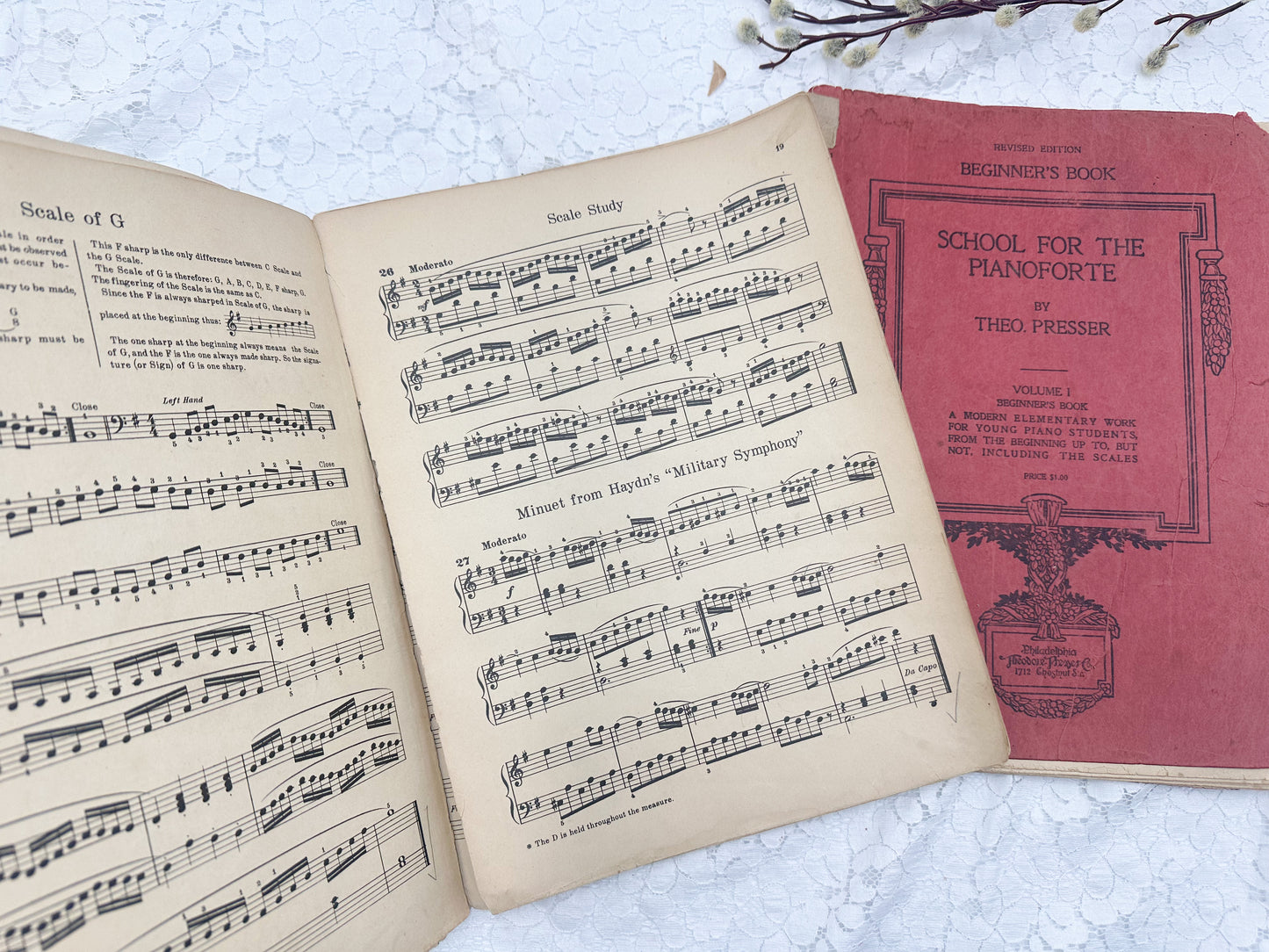 Vintage Music Book Set