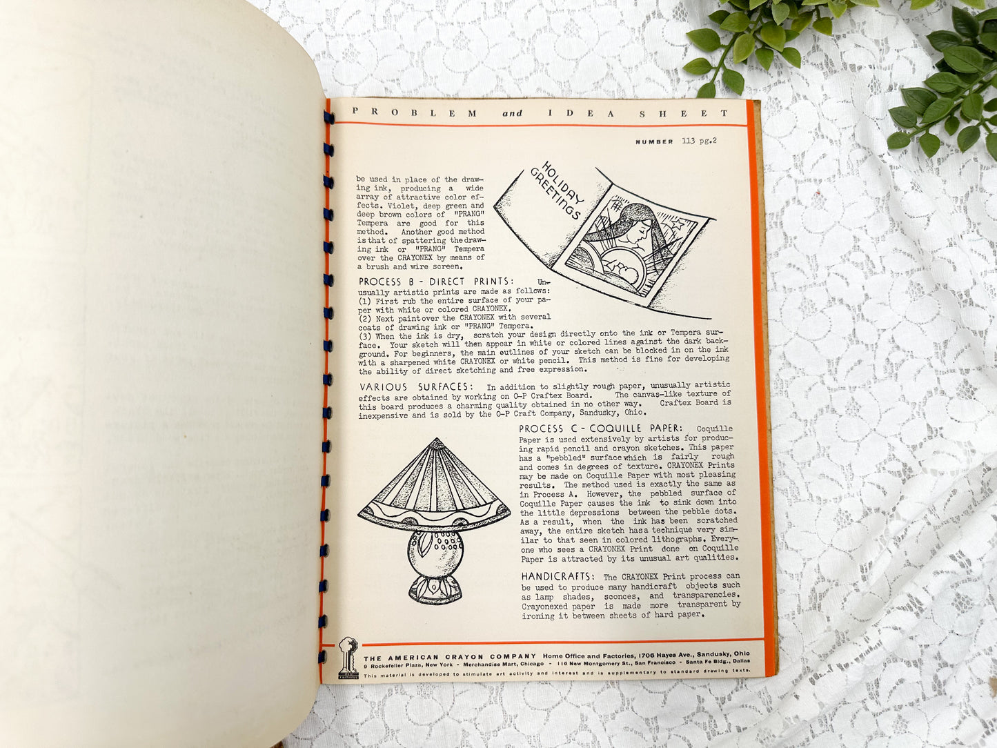 Problem and Ideas Book (Three Available)