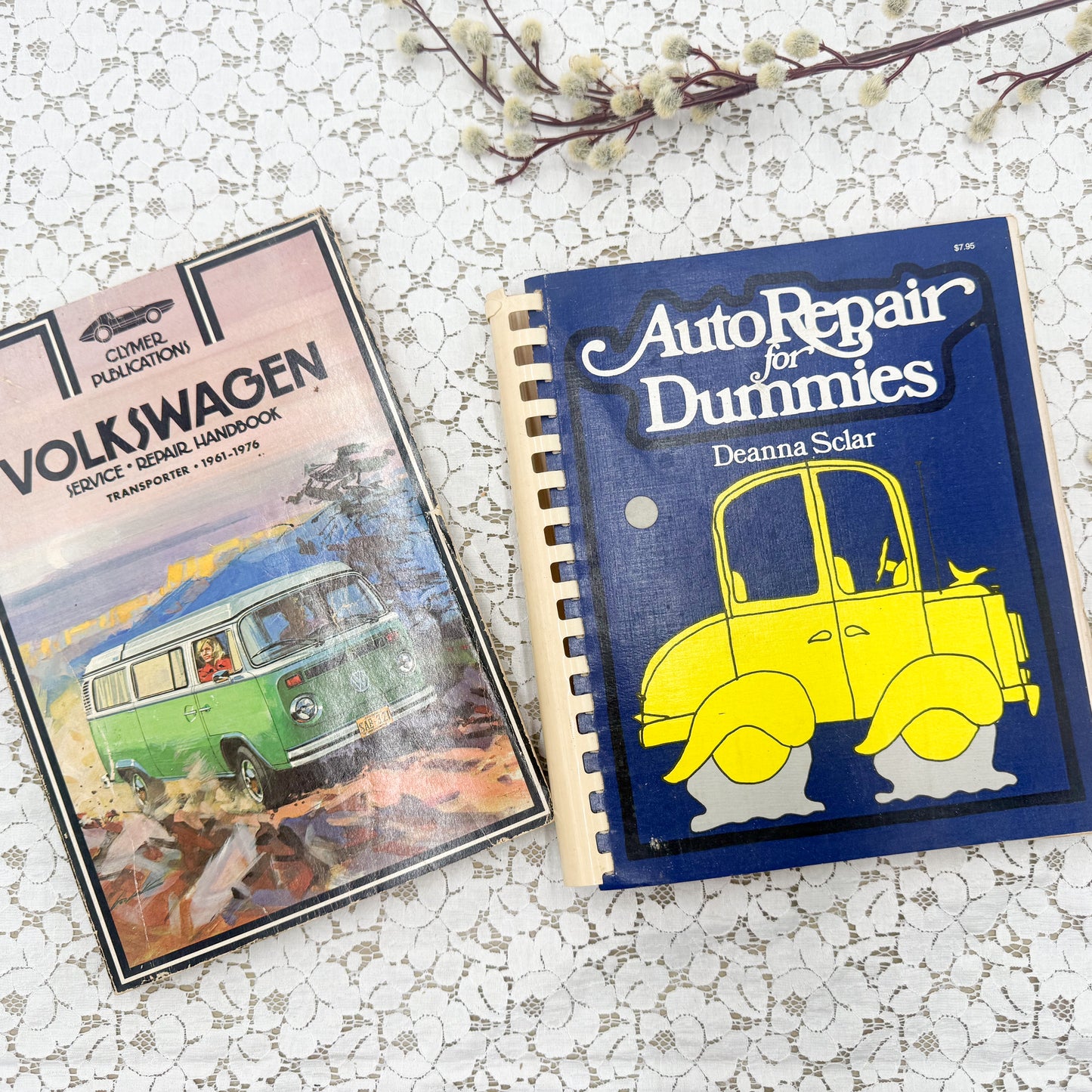 Vintage Mechanic Book Set