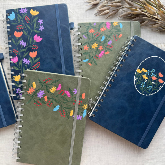 One of a Kind Lined Spiral Journal