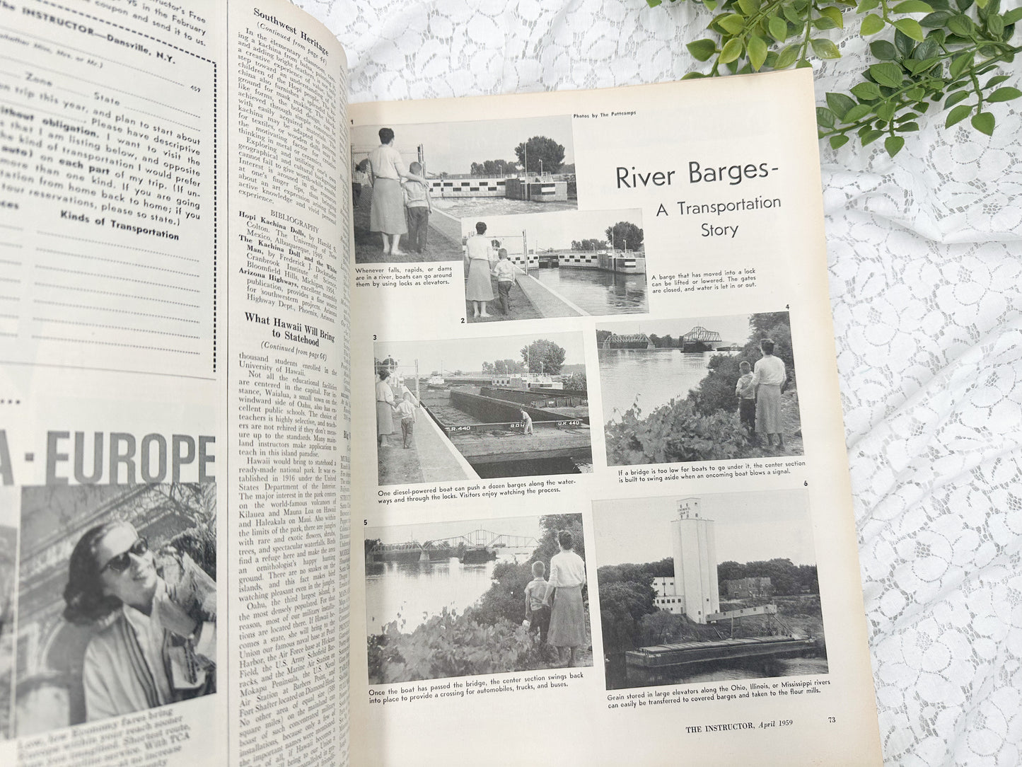 Vintage Instructor Magazines (Set of 2)