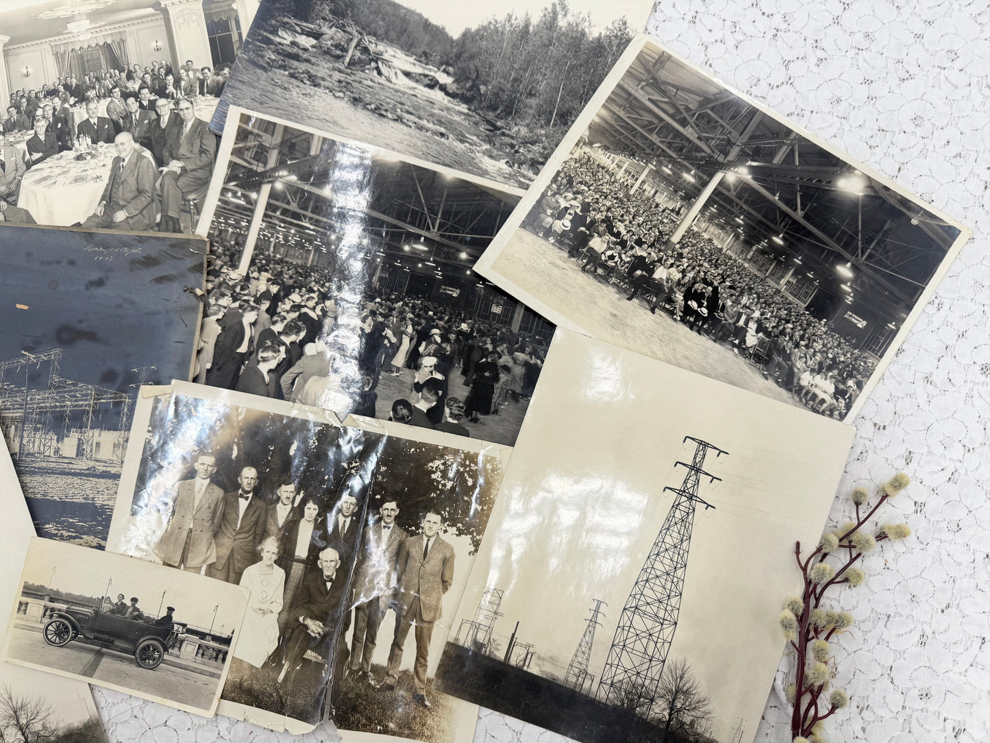 Vintage Photograph Set (Largest Image 8.5x11 inches)