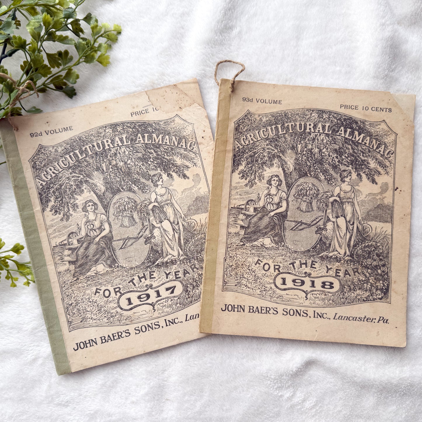 Vintage Almanac Set