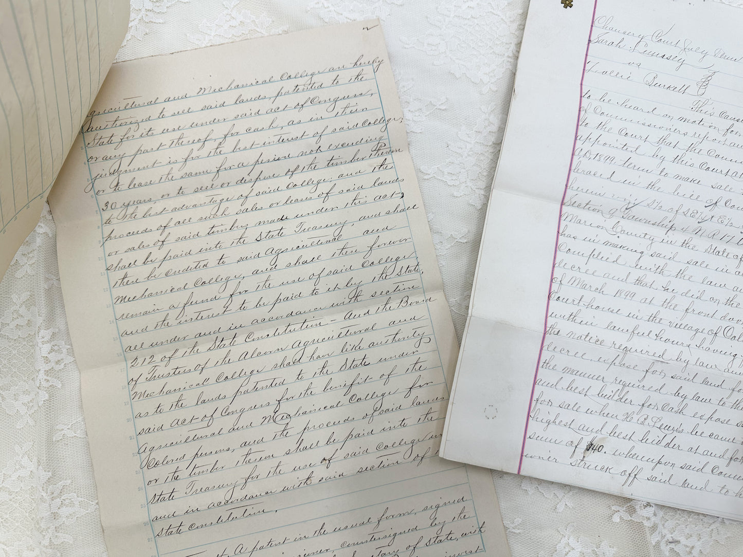 Vintage Writing Papers (Set of 5)