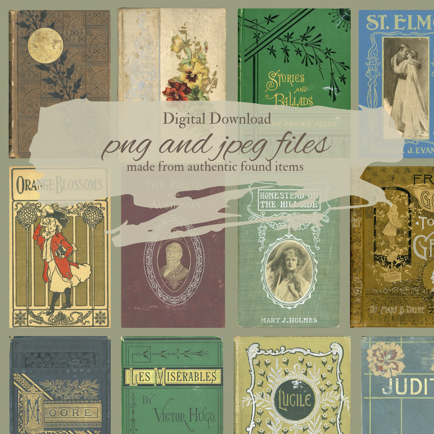 Book Cover Collection- Digital Download