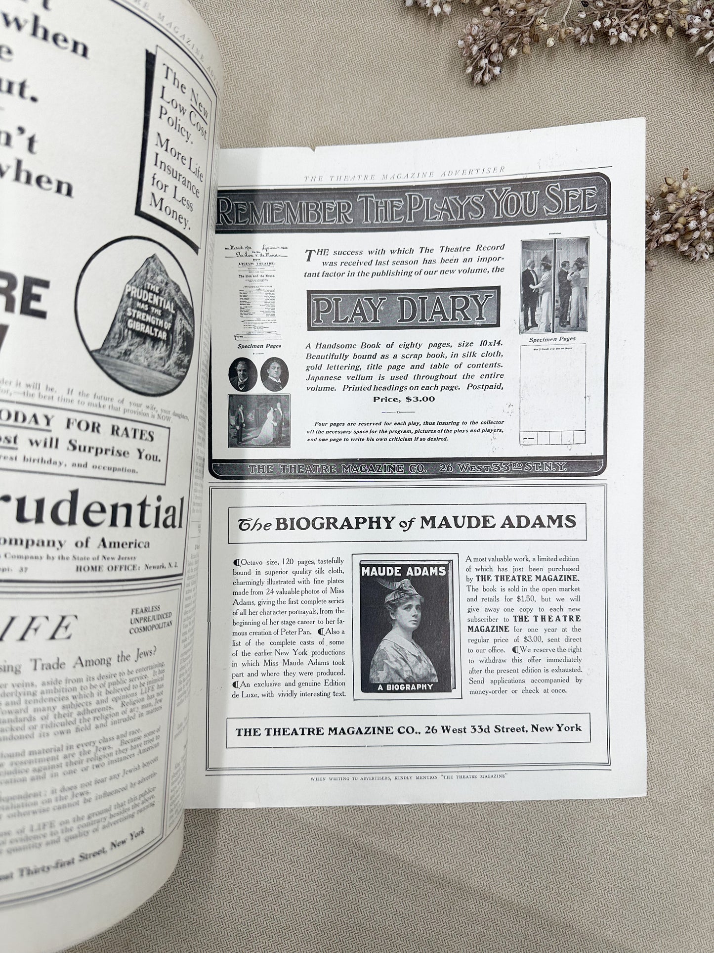 Vintage Magazine- The Theatre
