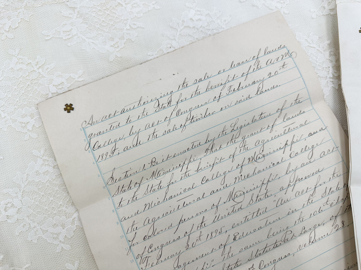 Vintage Writing Papers (Set of 5)