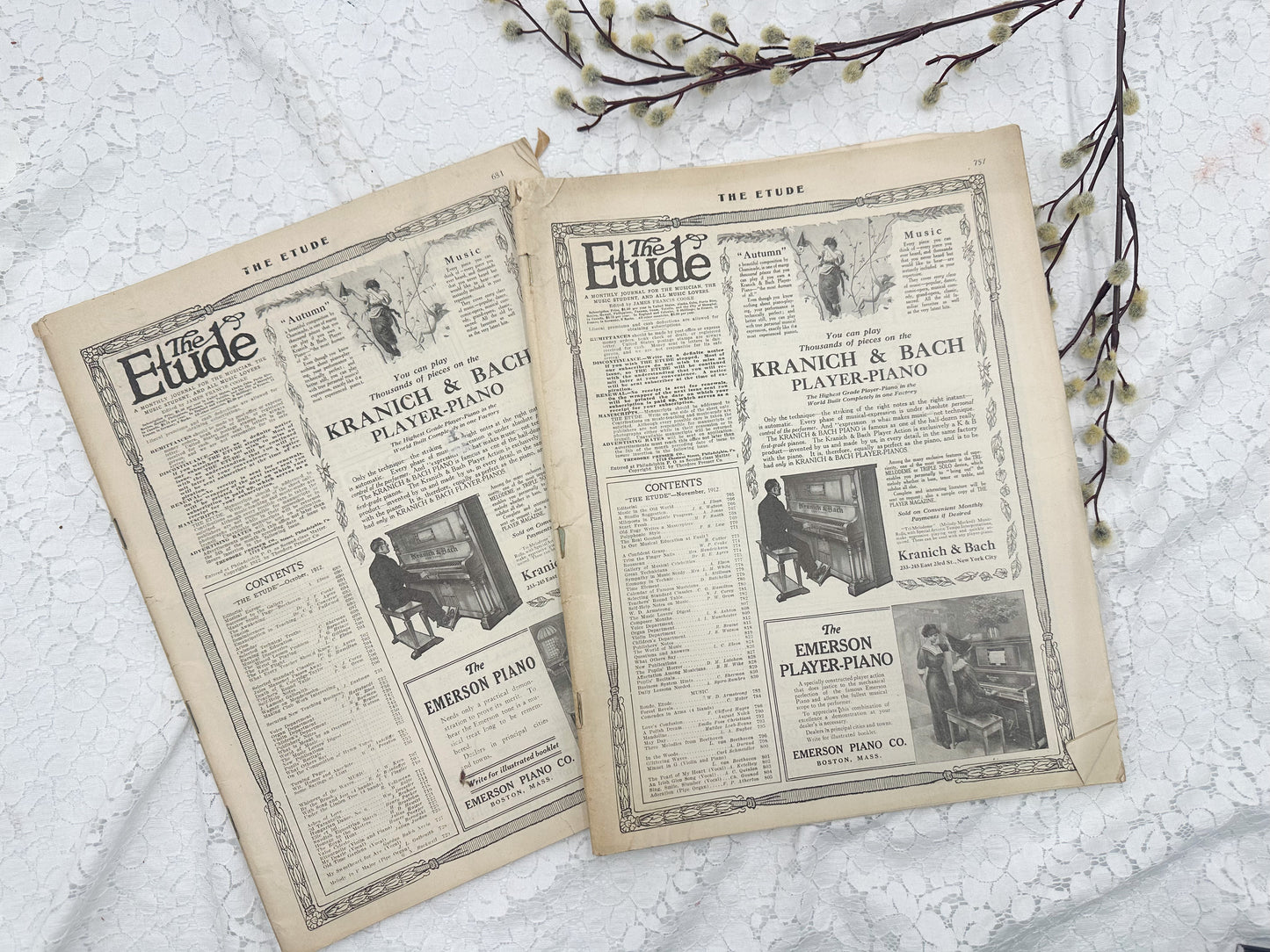Vintage Etude Magazines