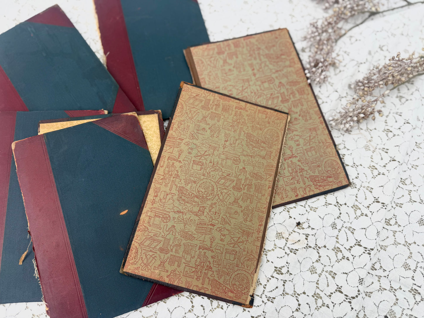 Vintage Book Cover Set