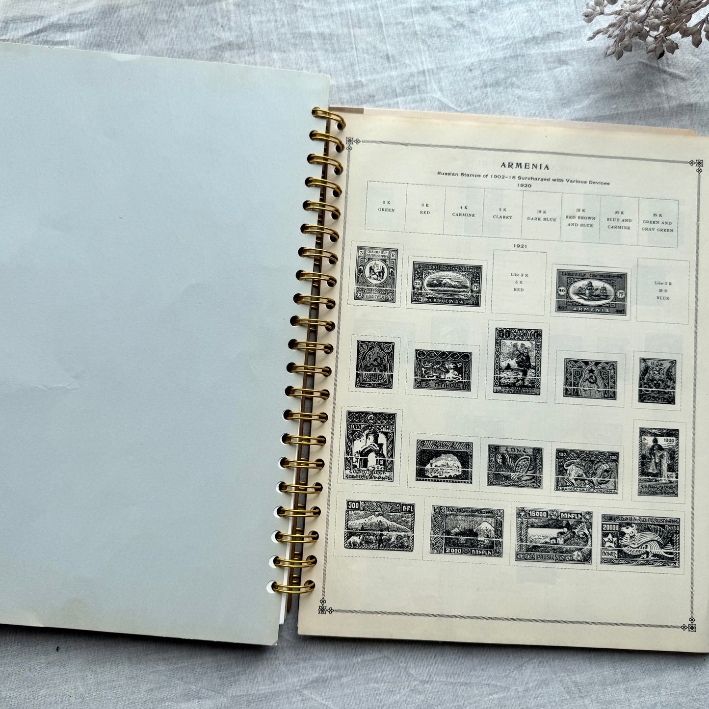 Vintage Mixed Media Journal- 9x12 inches