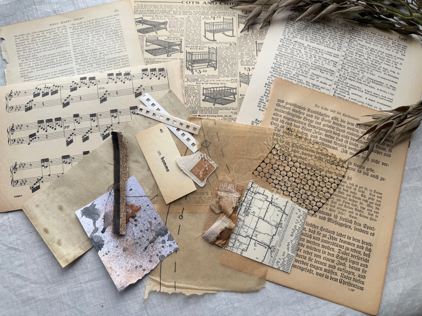 Collage Prompt Kit- Floral