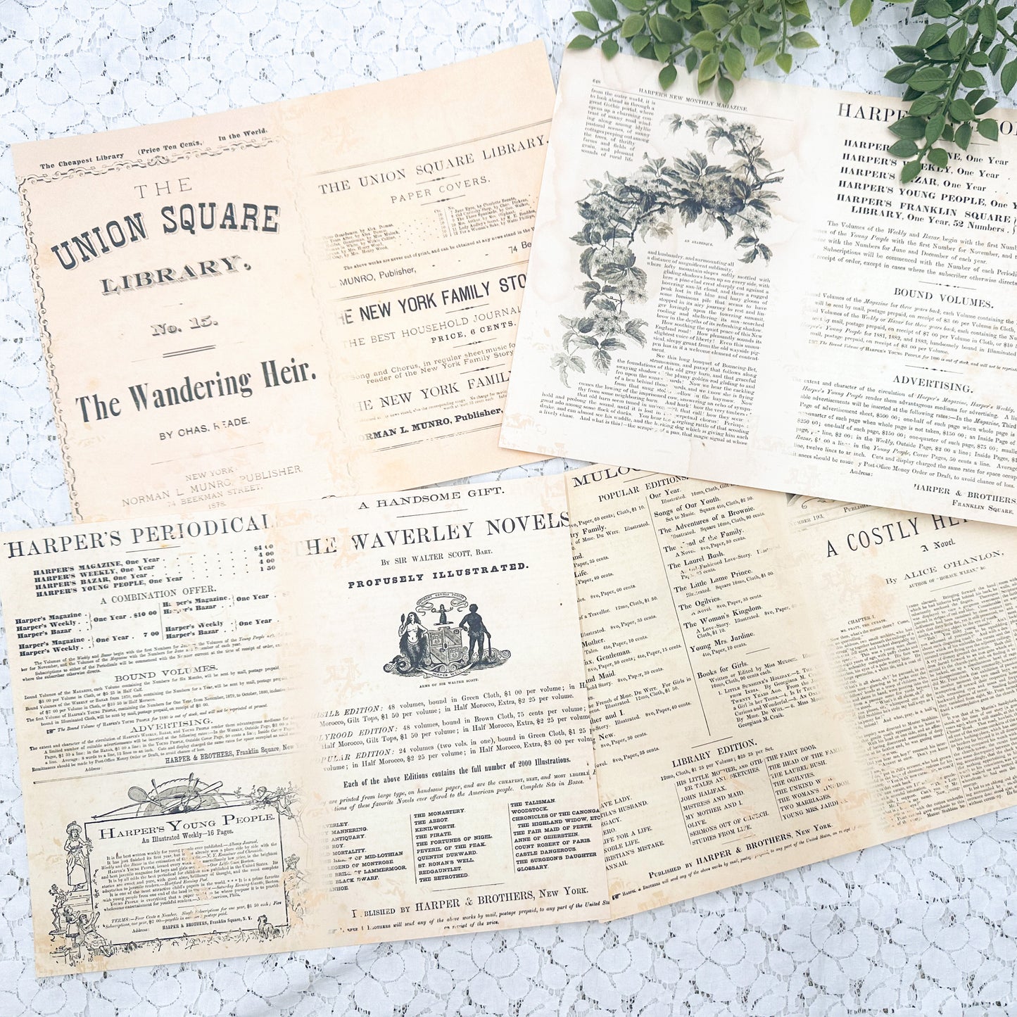 Vintage Magazine Pages- Paper Packs