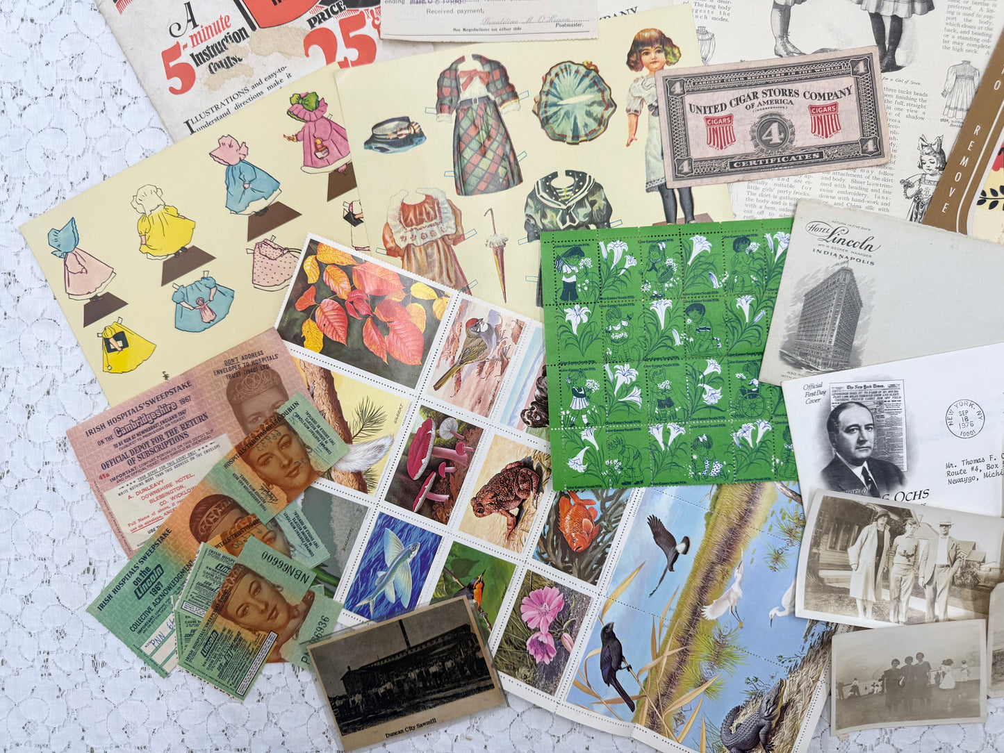 Vintage Ephemera Set