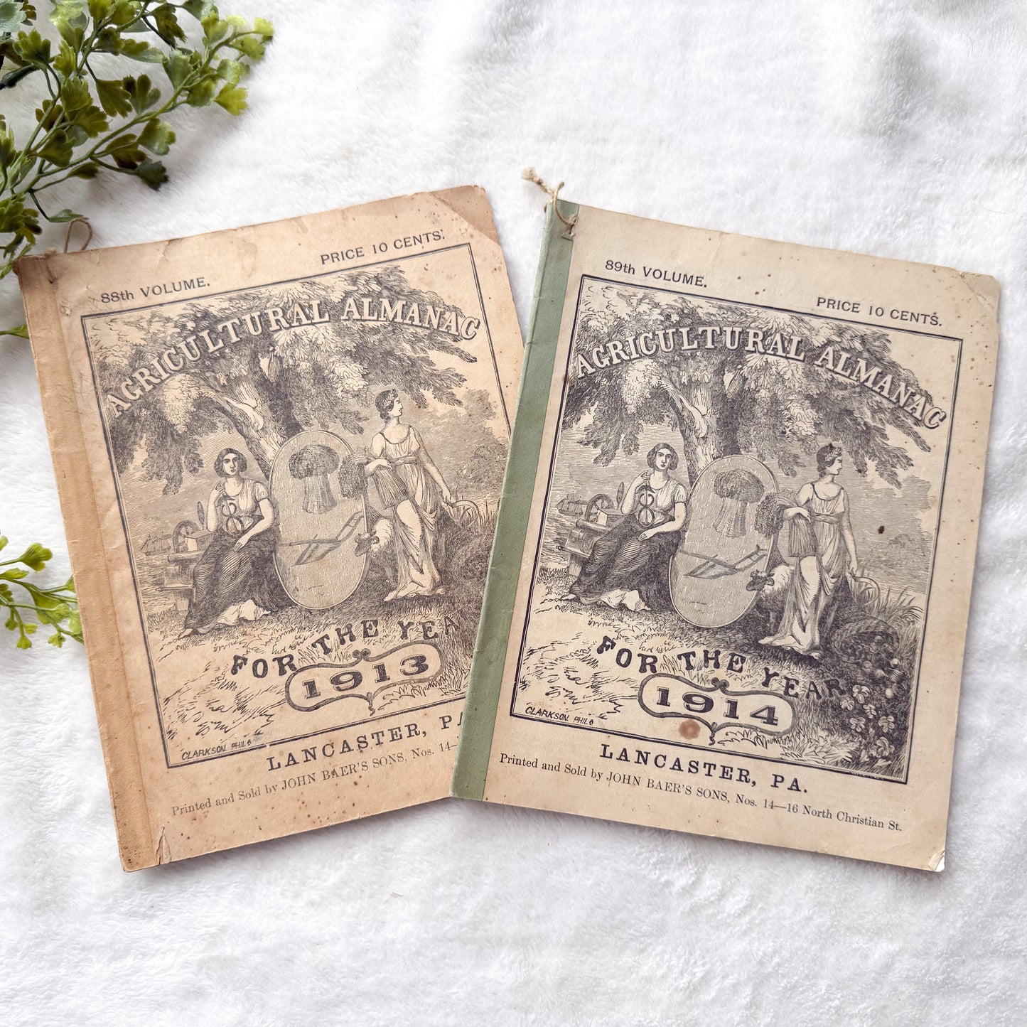 Vintage Almanac Set