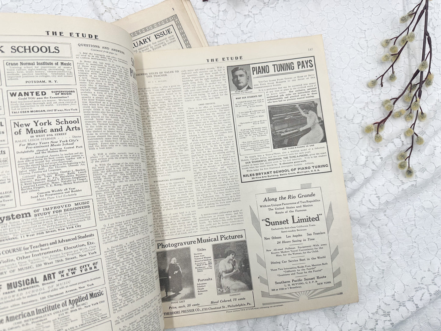 Vintage Etude Magazine Set