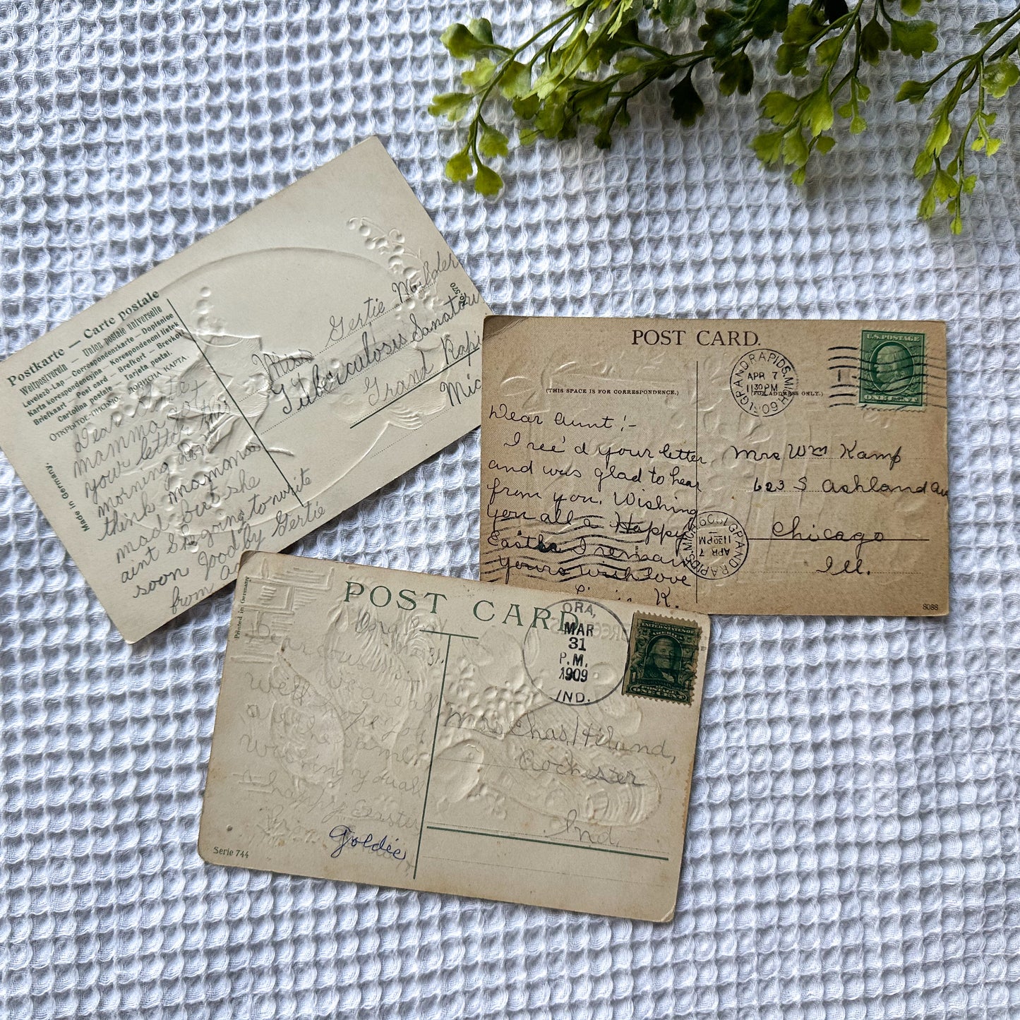 Vintage Easter Postcard Set