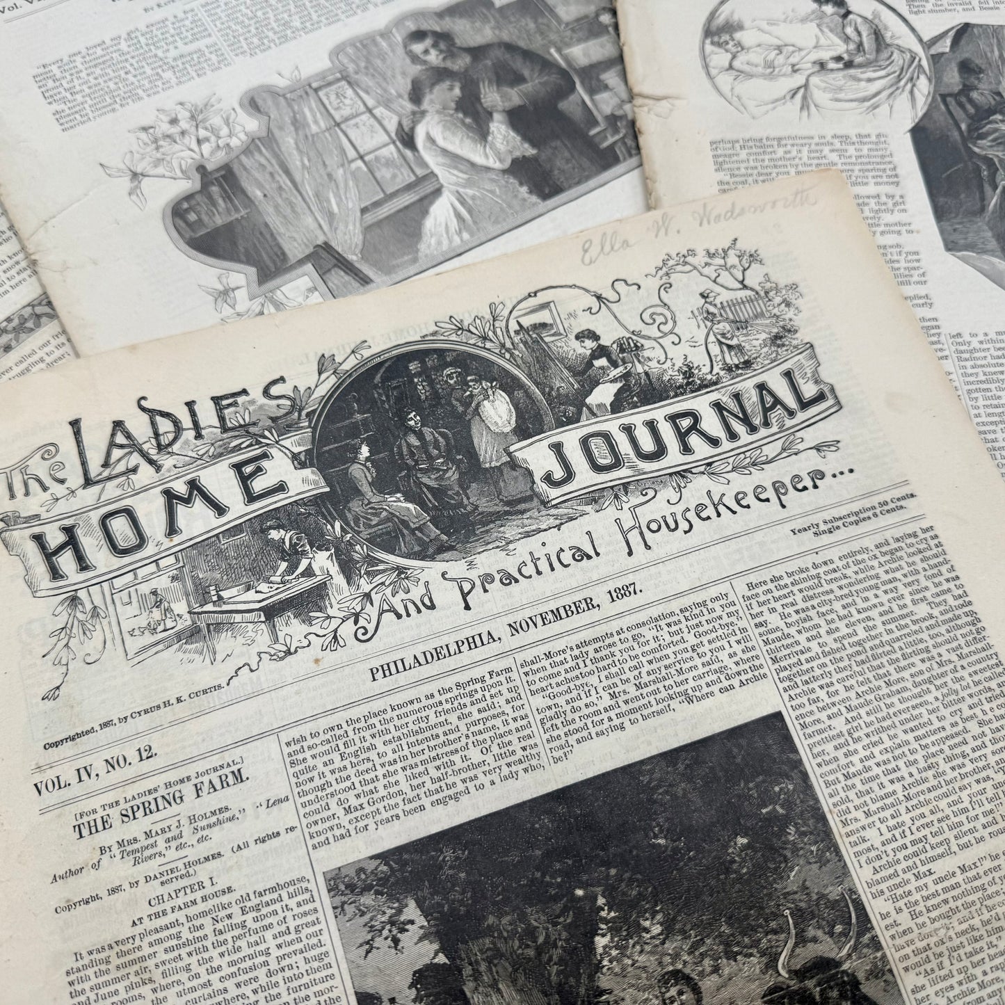 Vintage Ladies Home Journal Magazines