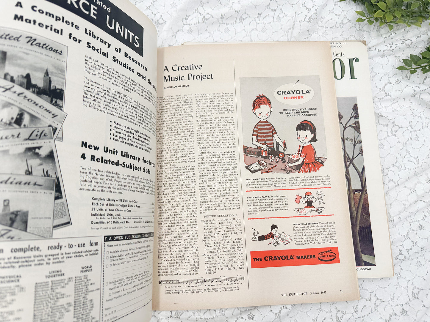 Vintage Instructor Magazine (Set of 2)