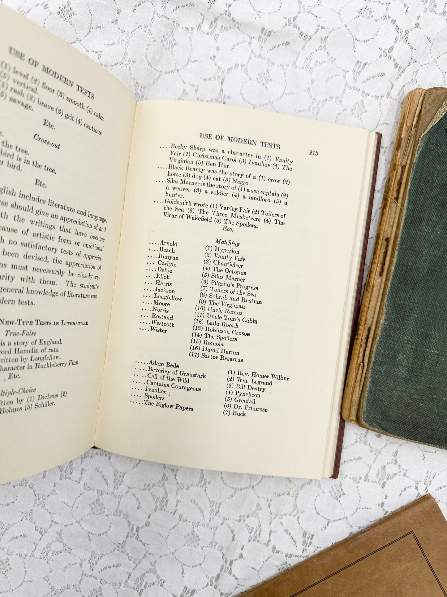Vintage Textbook Set