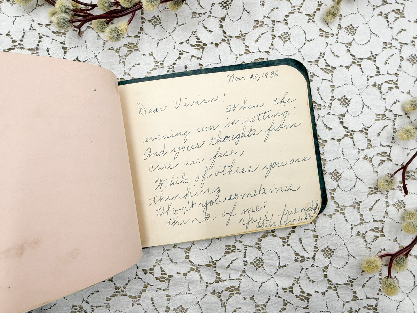 Vintage Autograph Book