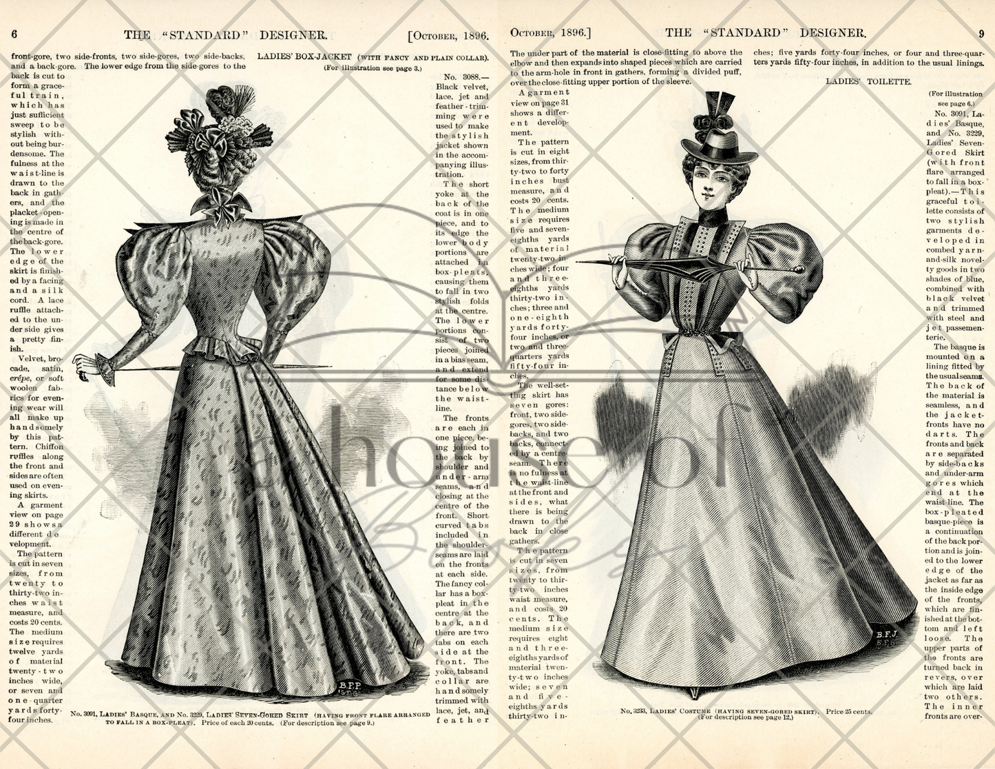 Ladies Signature Pages- Project Template Digital Download