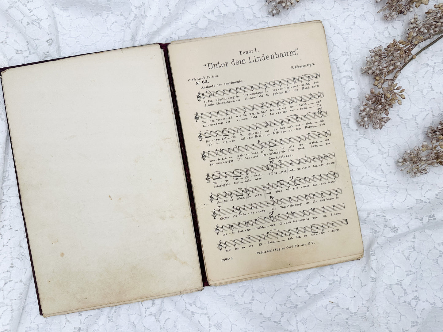 German Chorus Book with Music