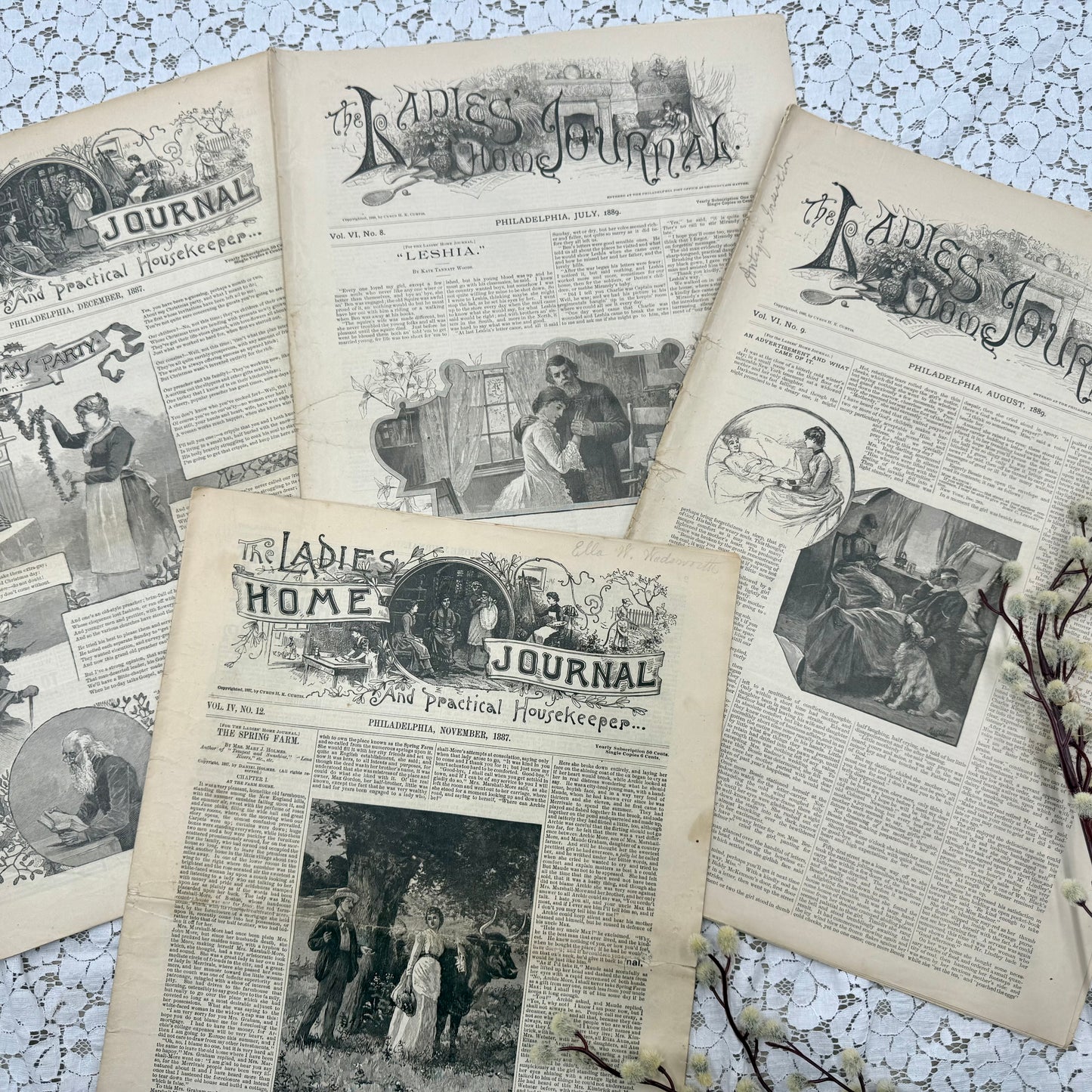 Vintage Ladies Home Journal Magazines