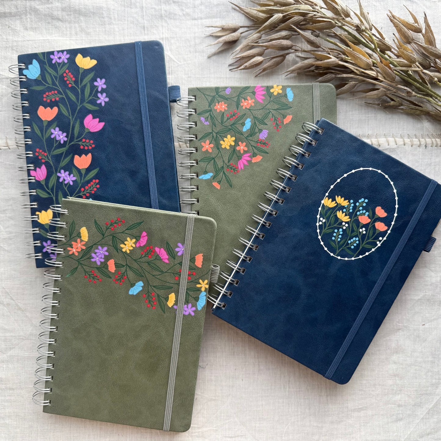 One of a Kind Lined Spiral Journal