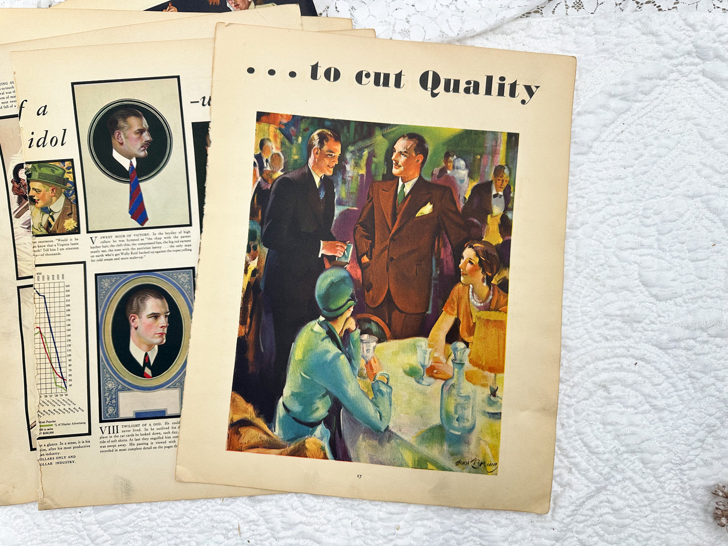Vintage Men's Fashion Set