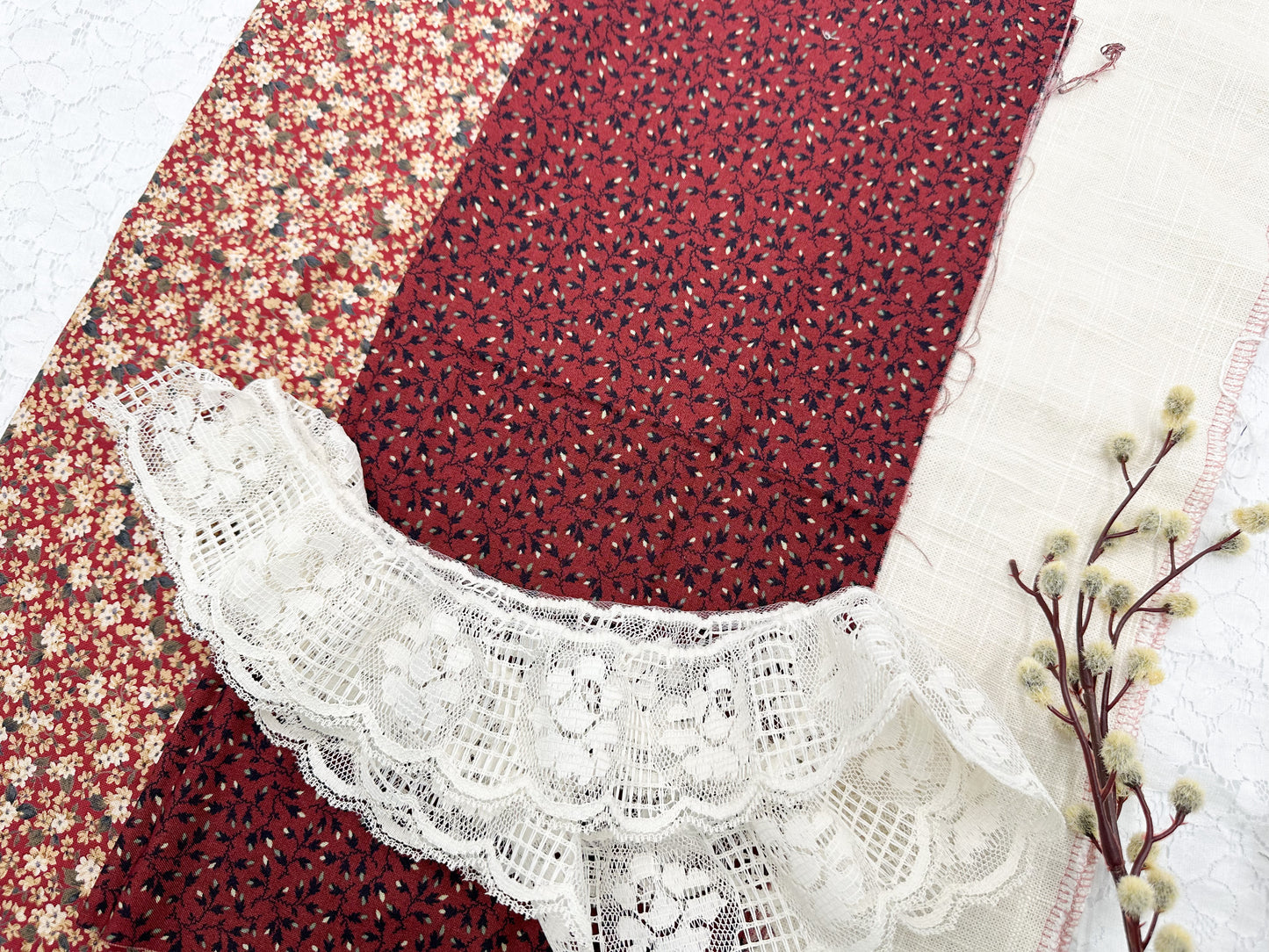 Vintage Coordinated Fabric Set
