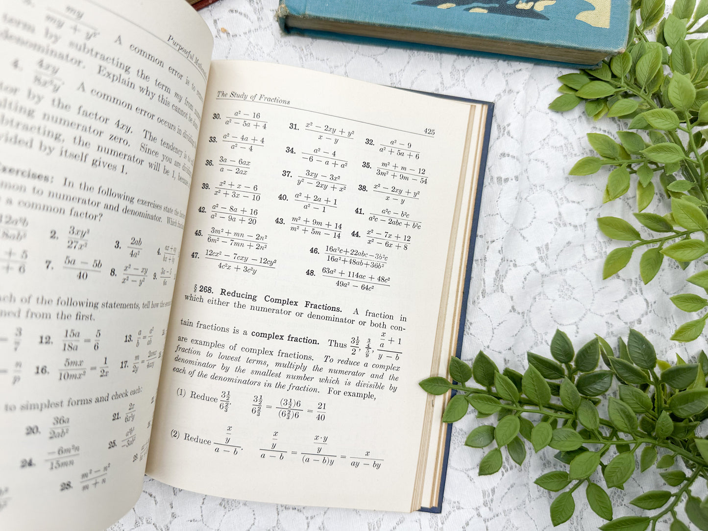 Vintage Textbooks (Set of 4)