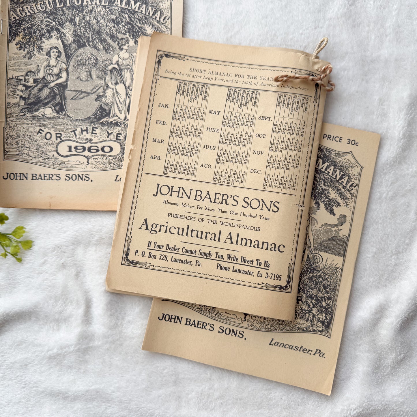 Vintage Almanac Set